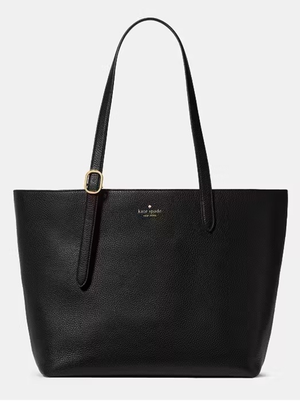 Kate Spade New York 454 Pebbled Leather Large Tote Bag Black